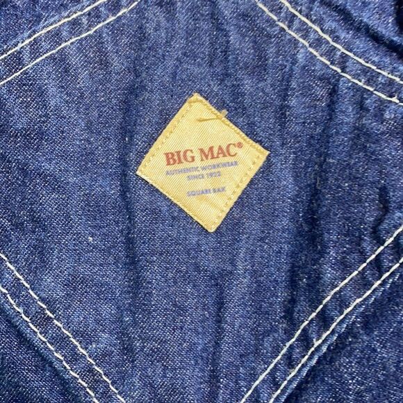 Big mac Authentic Workwear Vintage Denim Overalls - Picture 8 of 8